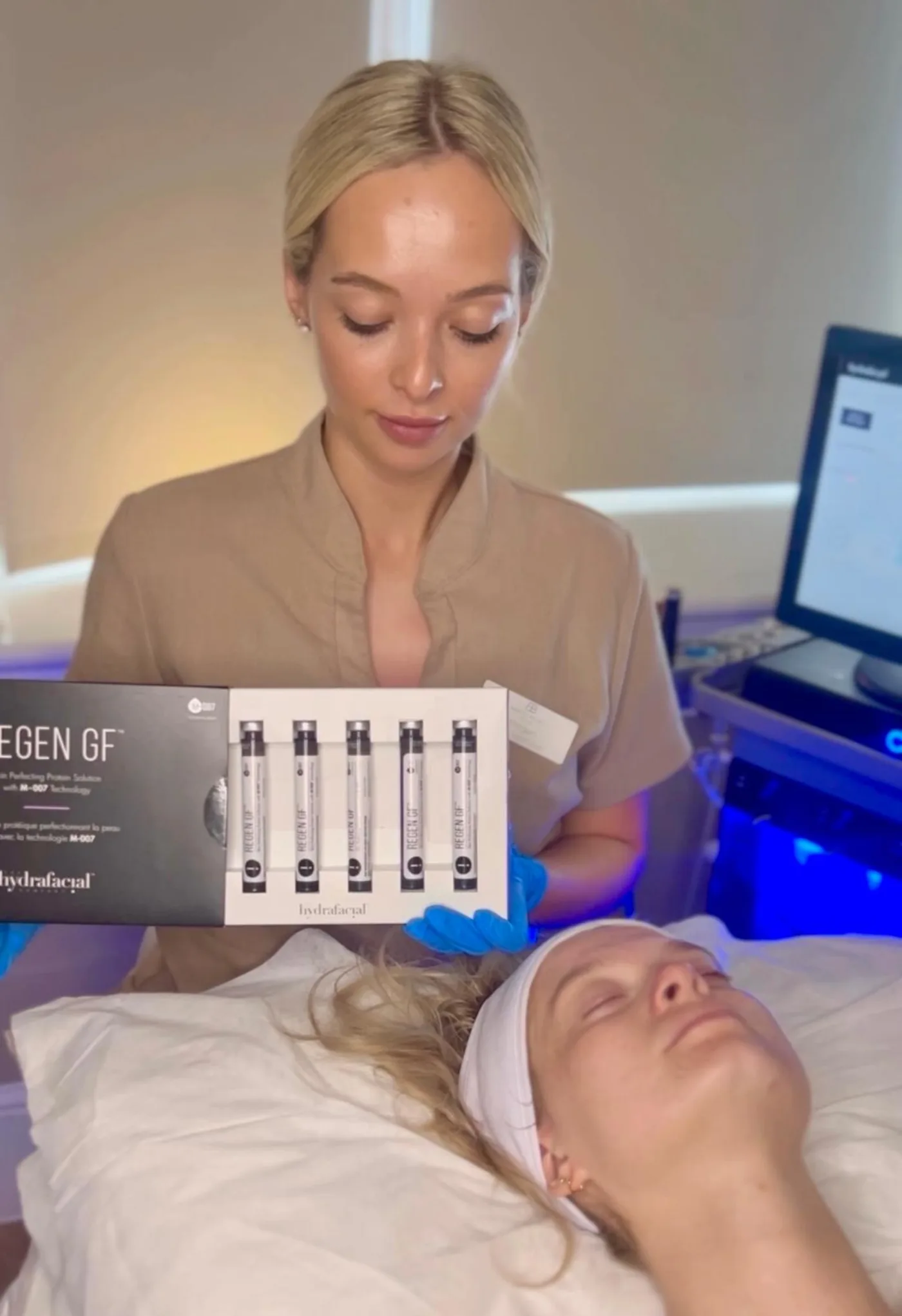 HydraFacial before and after at Beauty Studio MediSpa, Shenfield