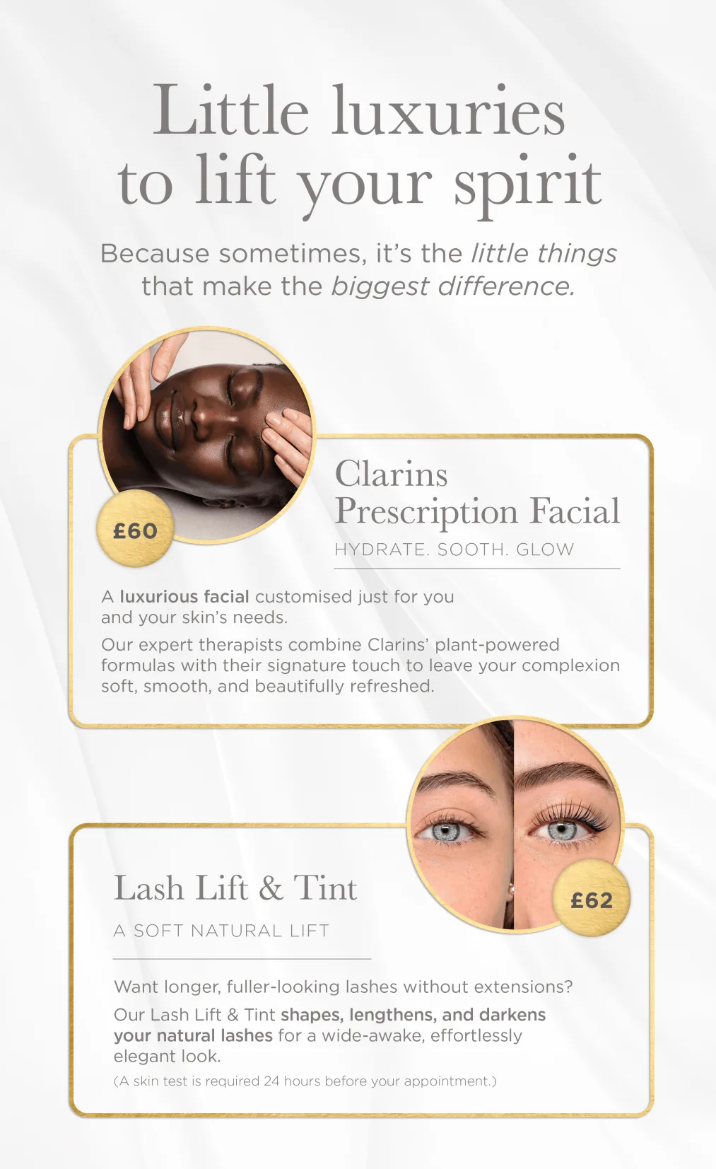 Little luxuries for darker days