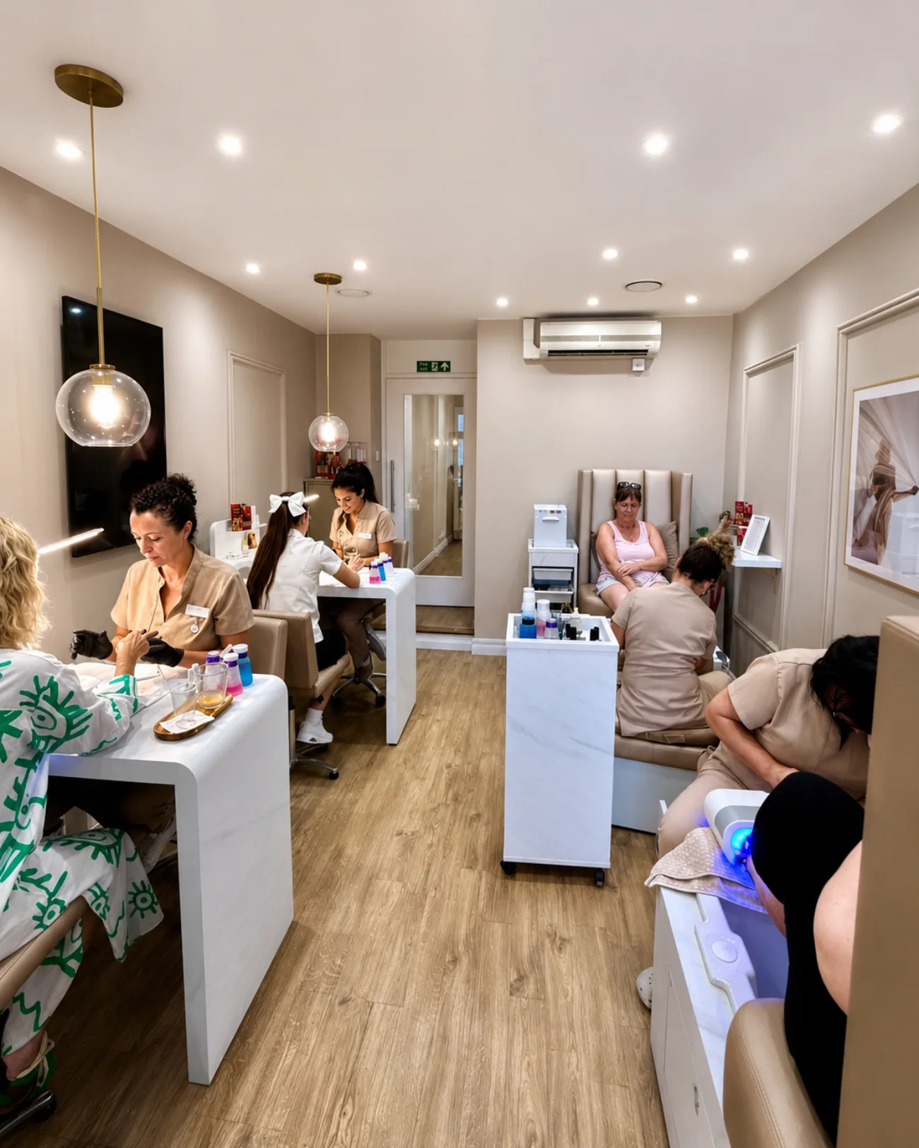 The nail team at Beauty Studio MediSpa, Shenfield
