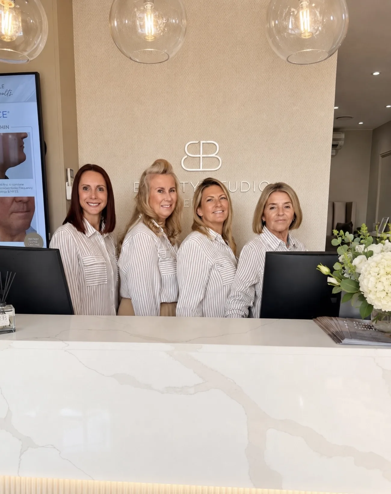 Beauty Studio MediSpa reception, Shenfield